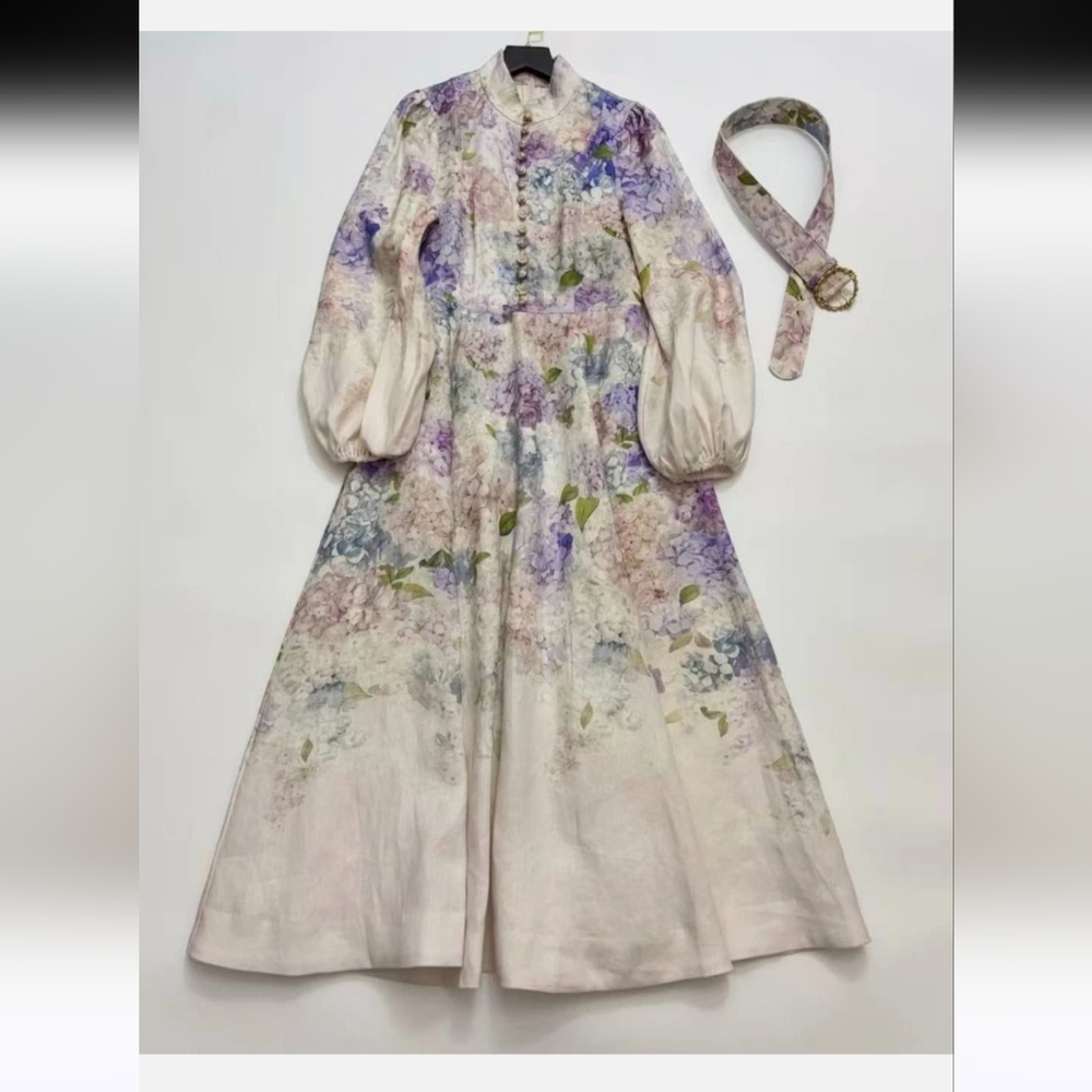 Zimmermann Dawning Buttoned Midi Dress